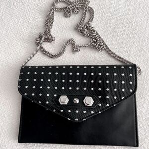 DANIELLE NICOLE  Black TINA CROSSBODY Clutch Purse Wallet